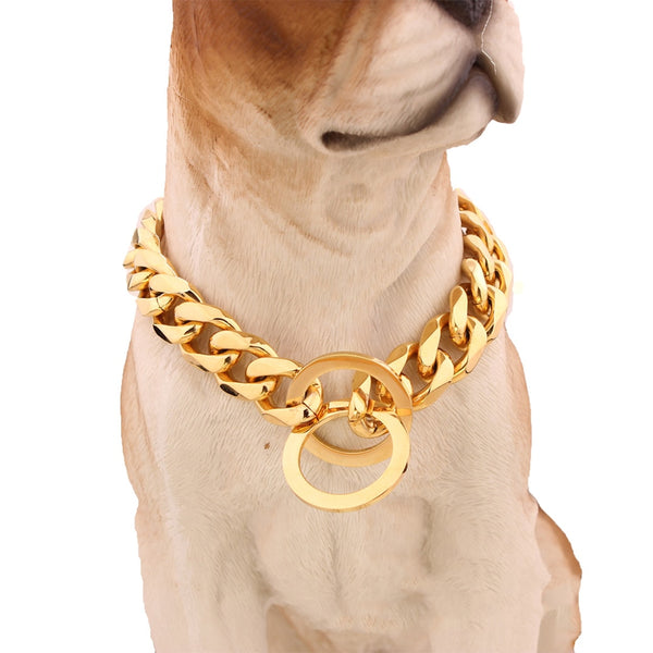 Dog Strong Metal Chain Collars