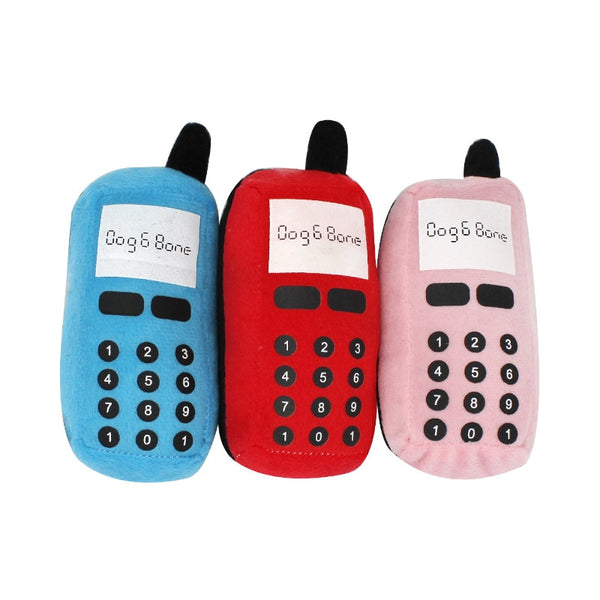 Pet Mobile Phone Shape Squeaky Chew Toy
